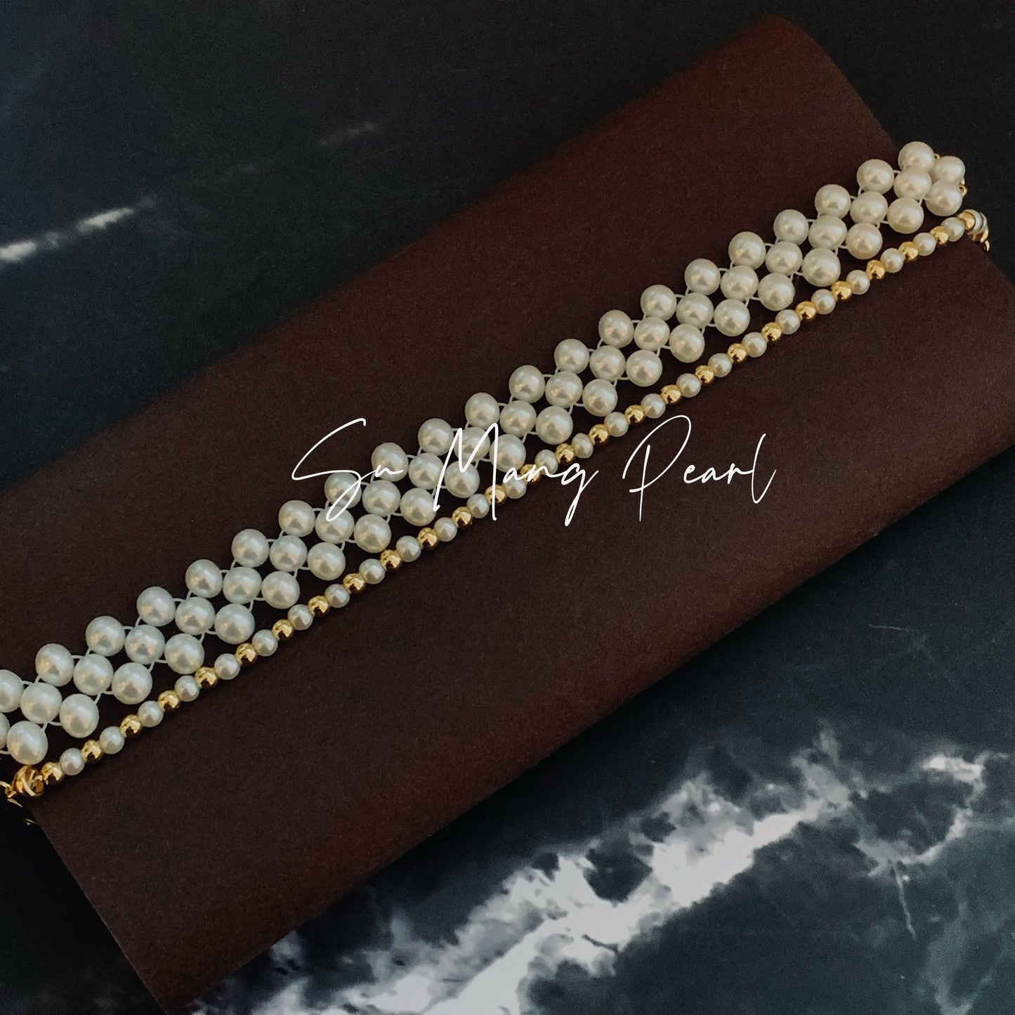 Double-Layer Pearl Stacking Bracelet, Minimalist High-End Daily Versatile Wrist Accessory