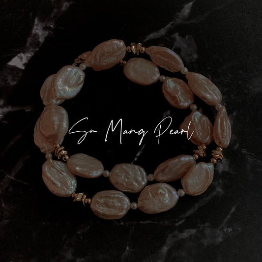 Natural Baroque Irregular Pearl Necklace, Light Luxury Niche Design, High-End Texture Non-Duplicate Choker