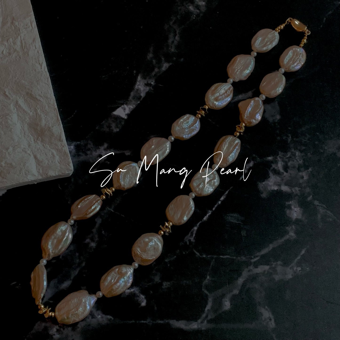 Natural Baroque Irregular Pearl Necklace, Light Luxury Niche Design, High-End Texture Non-Duplicate Choker