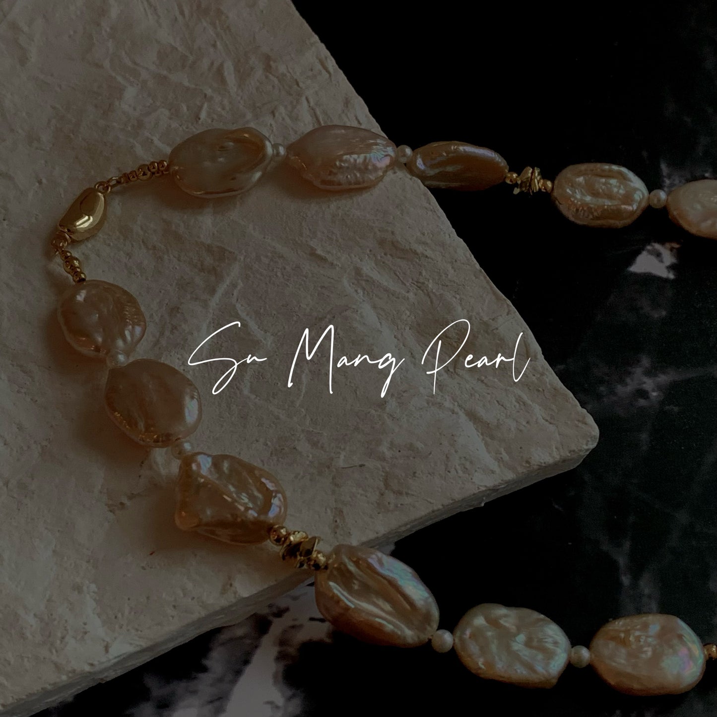 Natural Baroque Irregular Pearl Necklace, Light Luxury Niche Design, High-End Texture Non-Duplicate Choker