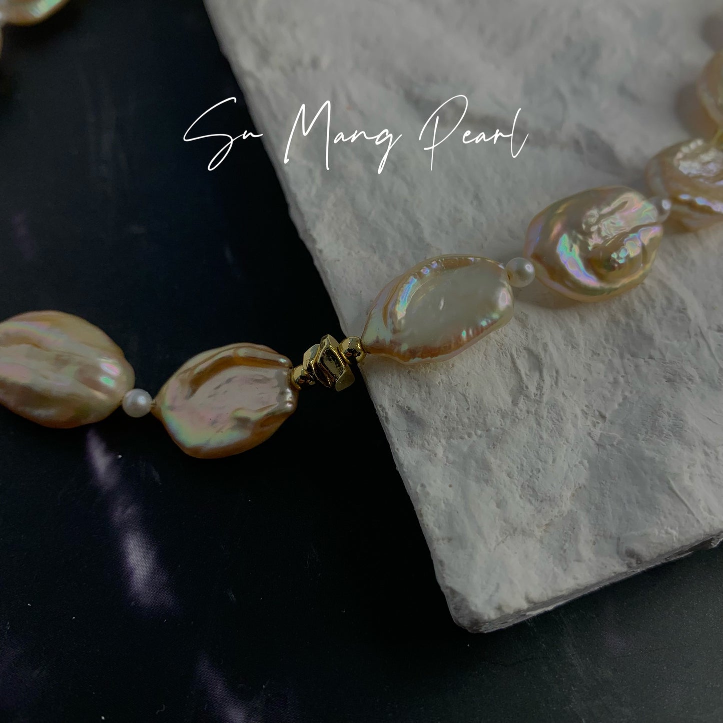 Natural Baroque Irregular Pearl Necklace, Light Luxury Niche Design, High-End Texture Non-Duplicate Choker