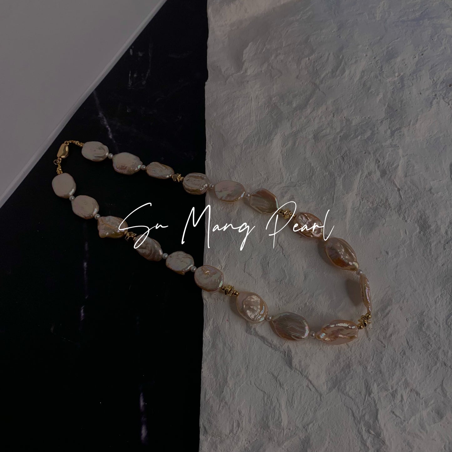 Natural Baroque Irregular Pearl Necklace, Light Luxury Niche Design, High-End Texture Non-Duplicate Choker