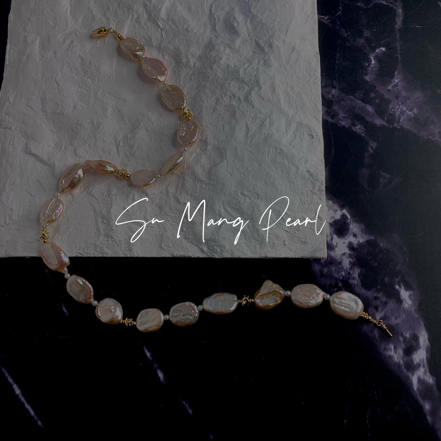 Natural Baroque Irregular Pearl Necklace, Light Luxury Niche Design, High-End Texture Non-Duplicate Choker